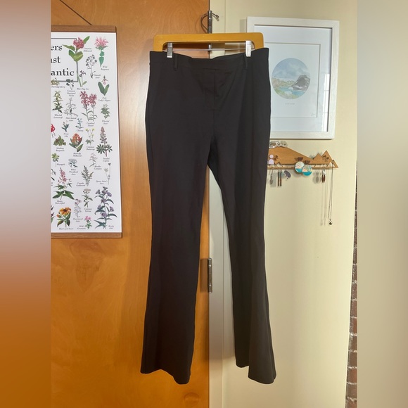 Quince women’s size L ultra stretch ponte bootcut pants - navy blue - 32” inseam - Picture 2 of 5